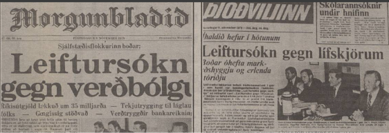SJÁLFSTÆÐISFLOKKURINN MINNIR Á GAMLA TÍMA