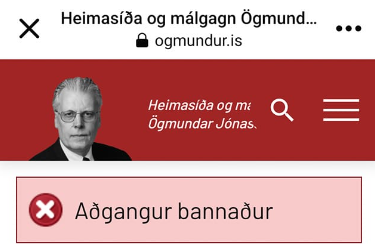 FEISBÓK BANNAR AÐGANG AÐ UMRÆÐU UM MÁLFRELSI