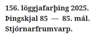 BÓKUN 35 VERÐSKULDAR UMRÆÐU UTAN ÞINGS OG INNAN