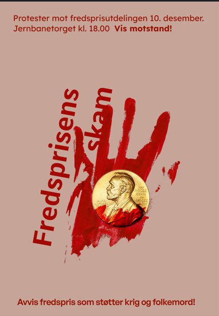 MISNOTKUN Á NAFNI NÓBELS MÓTMÆLT