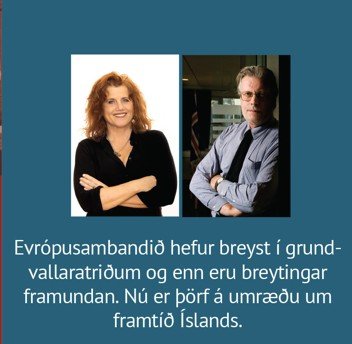 VIÐ BJÓÐUM YKKUR TIL FUNDAR