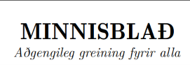 HALDLITLAR UNDANÞÁGUR
