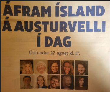 ÁMINNING UM ÚTIFUND