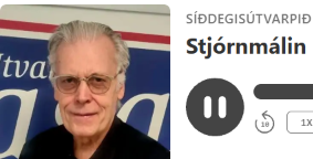 RÆTT UM HEIMSMÁLIN Á ÚTVARPI SÖGU