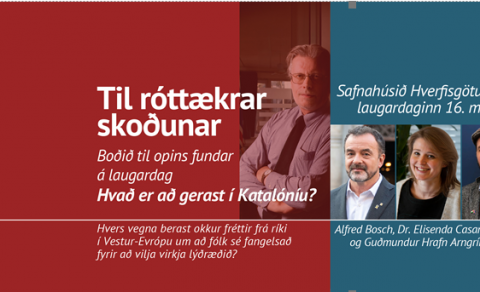 KATALÓNÍA TIL UMRÆÐU Á LAUGARDAG