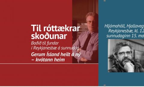 KVÓTANN HEIM: HLJÓMAHÖLLINNI, REYKJANESBÆ, SUNNUDAGINN 15. MARS!