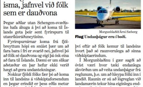 LÍTIL STÓRFRÉTT EÐA STÓR SMÁFRÉTT?