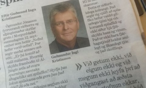 TAKK FYRIR SVARIÐ