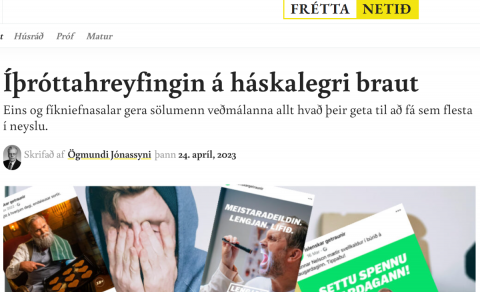 Á FRÉTTANETI UM SPILAFÍKN