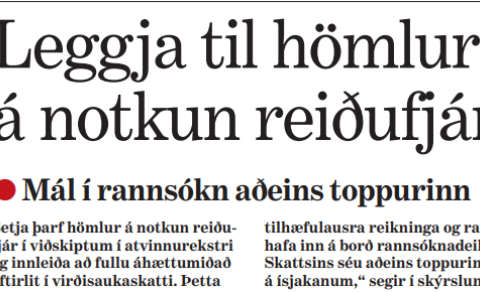 PENINGASEÐLARNIR OG EFTIRLITSÞJÓÐFÉLAGIÐ