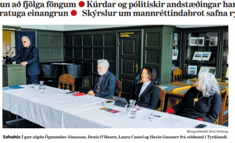 Úr fréttaumfjöllun Morgunblaðsins