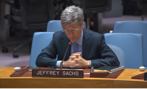 JEFFREY SACHS ÁVARPAR ÖRYGGISRÁÐ SÞ