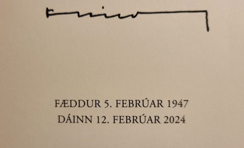 Í MINNINGU KARLS SIGURBJÖRNSSONAR