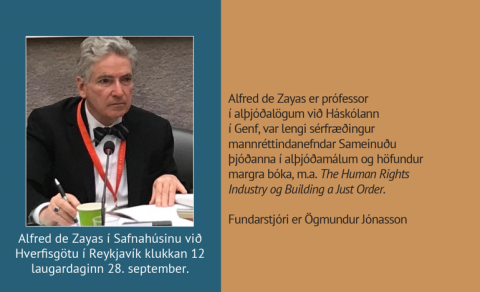 ÞAÐ SOFNAR ENGINN HJÁ ALFRED DE ZAYAS