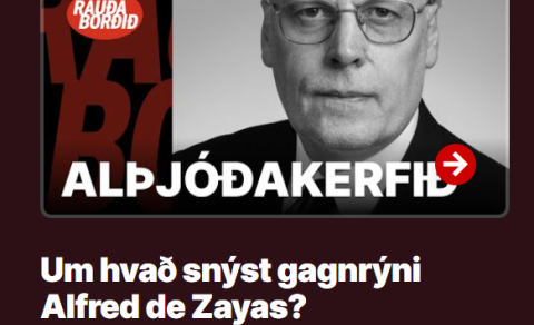 ALFRED DE ZAYAS KYNNTUR TIL LEIKS