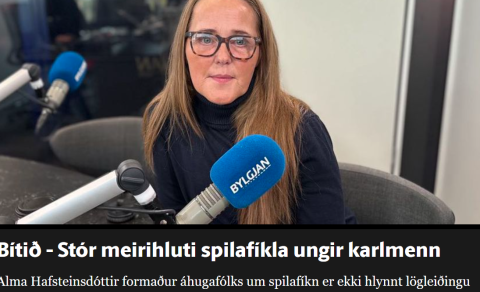 “AFLEIÐINGAR AF SPILAFÍKN ERU HRYLLILEGAR”