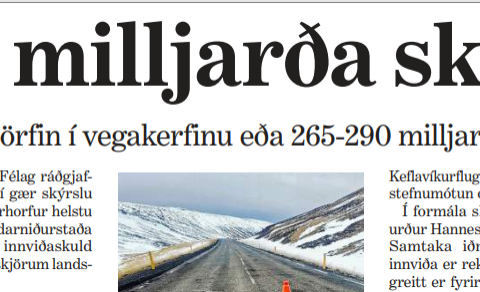 LJÓTT AÐ HRÆÐA FÓLK