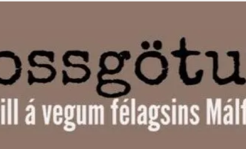 MÁLFRELSISFÉLAGINU ÞAKKAÐ OG VAKIN ATHYGLI Á KROSSGÖTUM