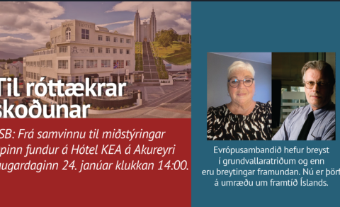 AKUREYRARFUNDUR UM ESB Á LAUGARDAG