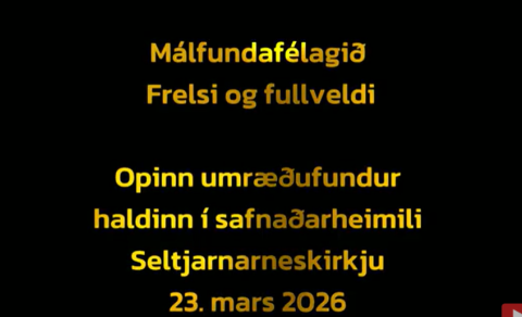 GESTUR HJÁ MÁLFUNDAFÉLAGI UM ESB